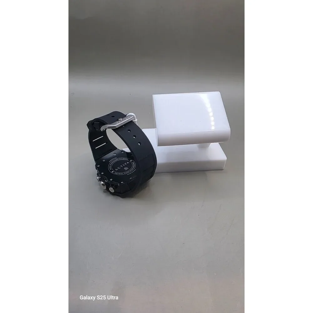 Activa X Men's 44mm All Black Analog Digital Sport Watch Black New In Box